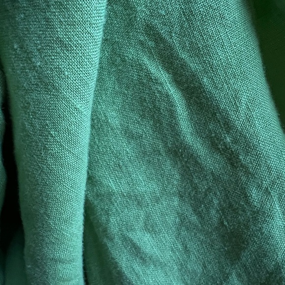 bryn Walker Sage Green Linen Oversized Relaxed Fit - Picture 5 of 5